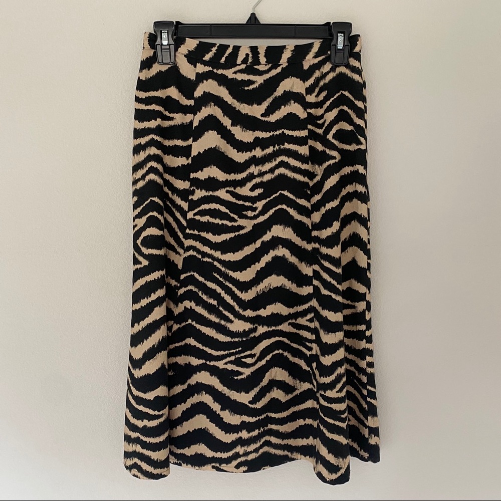 Gianni Bini Zebra Print Skirt Size 4